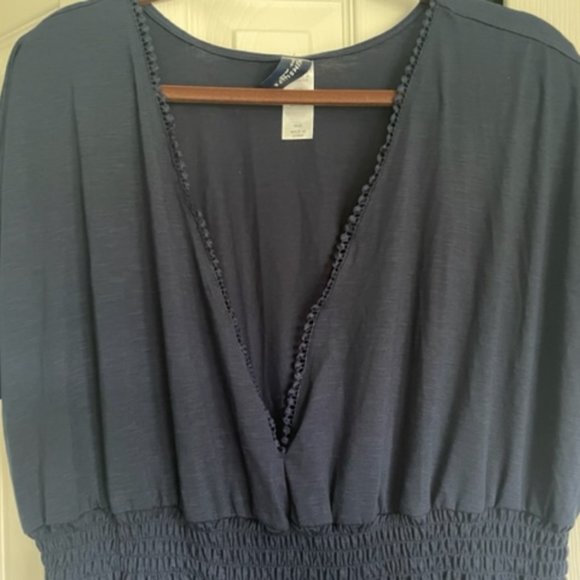 Navy Blue Swimsuits for All Cover up-xl - Picture 2 of 2